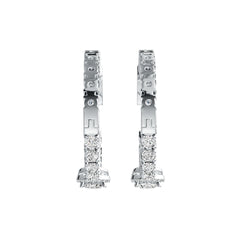 Sterling Silver Semi Mount Earrings Setting Pear PE 7X5mm DHJ
