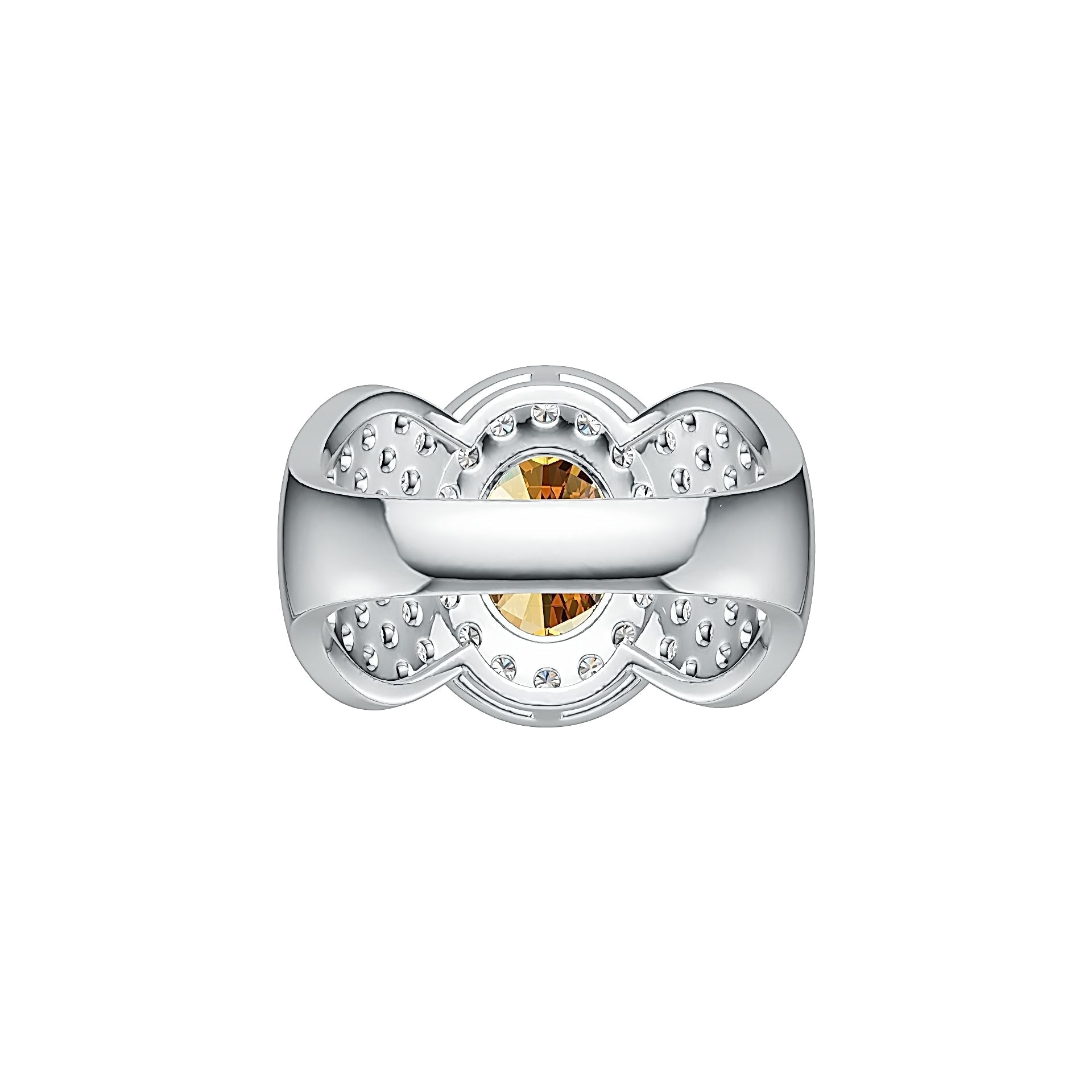 Sterling Silver Semi Mount Ring Setting Oval OV 10X8mm DHJ