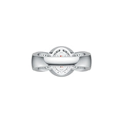 Sterling Silver Semi Mount Ring Setting Round RD 6.5x6.5mm White Topaz DHJ