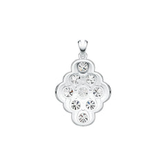 Sterling Silver Semi Mount Pendant Setting Round RD 6x6mm - Syzjewelry