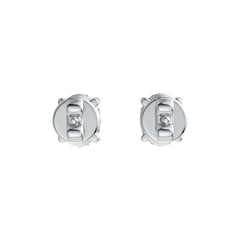 Sterling Silver Semi Mount Earrings Setting Oval OV 5X4mm Simple Stud DHJ