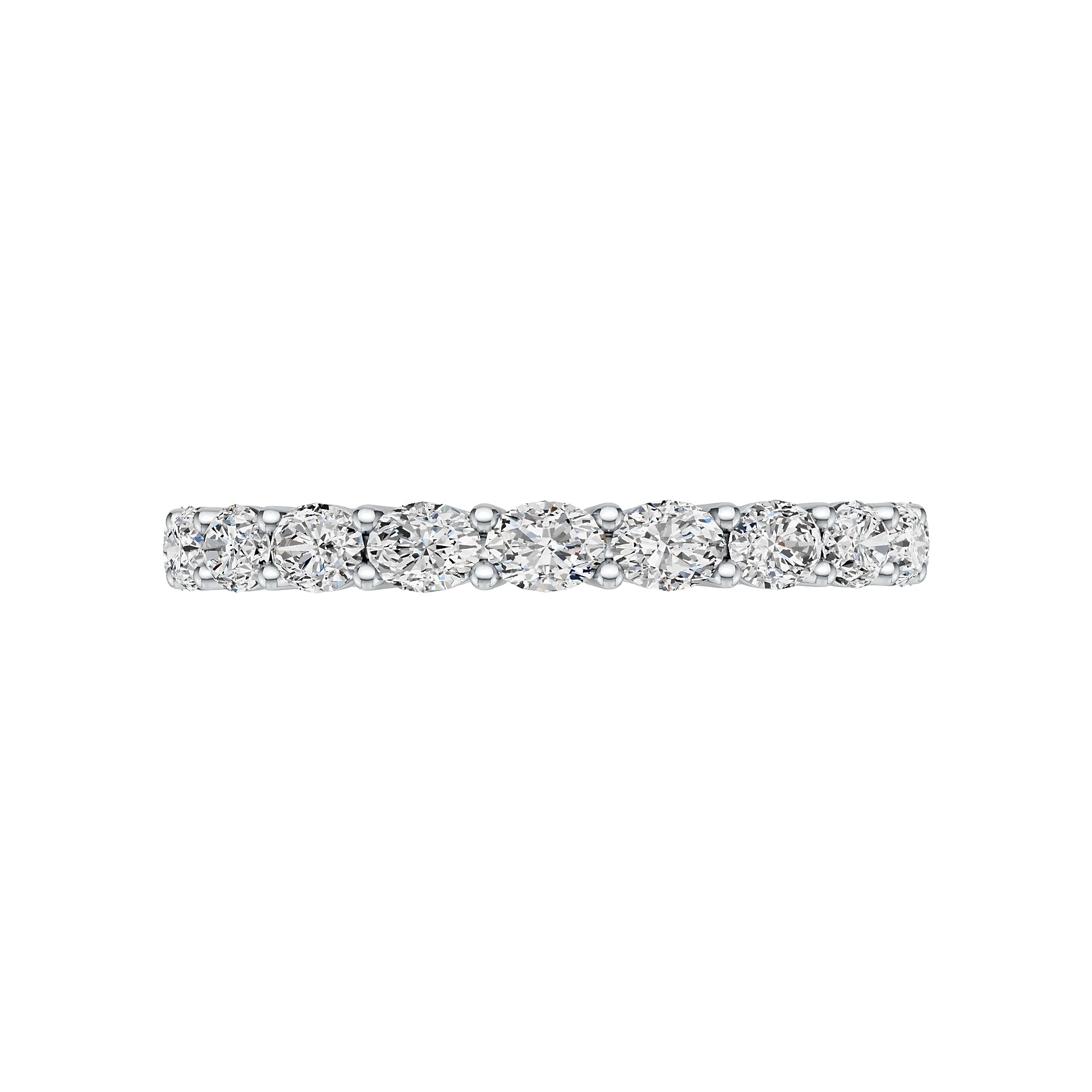 Sterling Silver Semi Mount Ring Setting Oval OV 4X3mm Eternity Band Ring DHJ