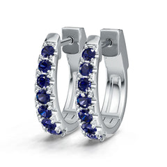 Sterling Silver Moissanite Earrings Round RD 3x3mm
