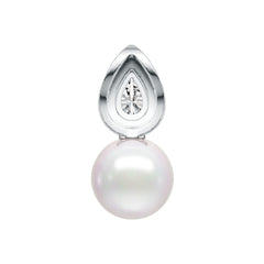 Sterling Silver Semi Mount Pendant Setting Round RD 8.5mm PE 6X4mm DHJ