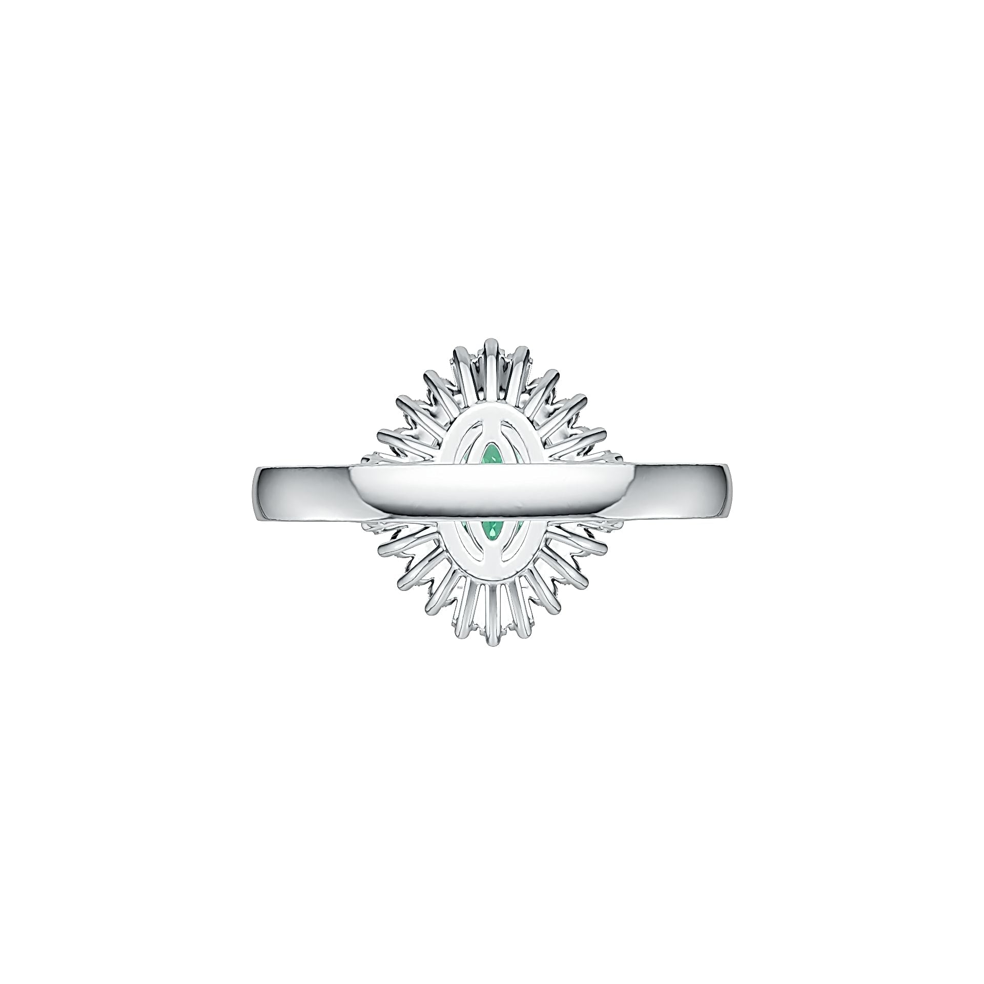 Sterling Silver Semi Mount Ring Setting Oval OV 8X6mm DHJ