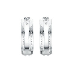 Sterling Silver Semi Mount Earrings Setting Round RD 4x4mm DHJ