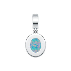 Sterling Silver Semi Mount Pendant Setting Oval OV 10X8mm Cabochon DHJ
