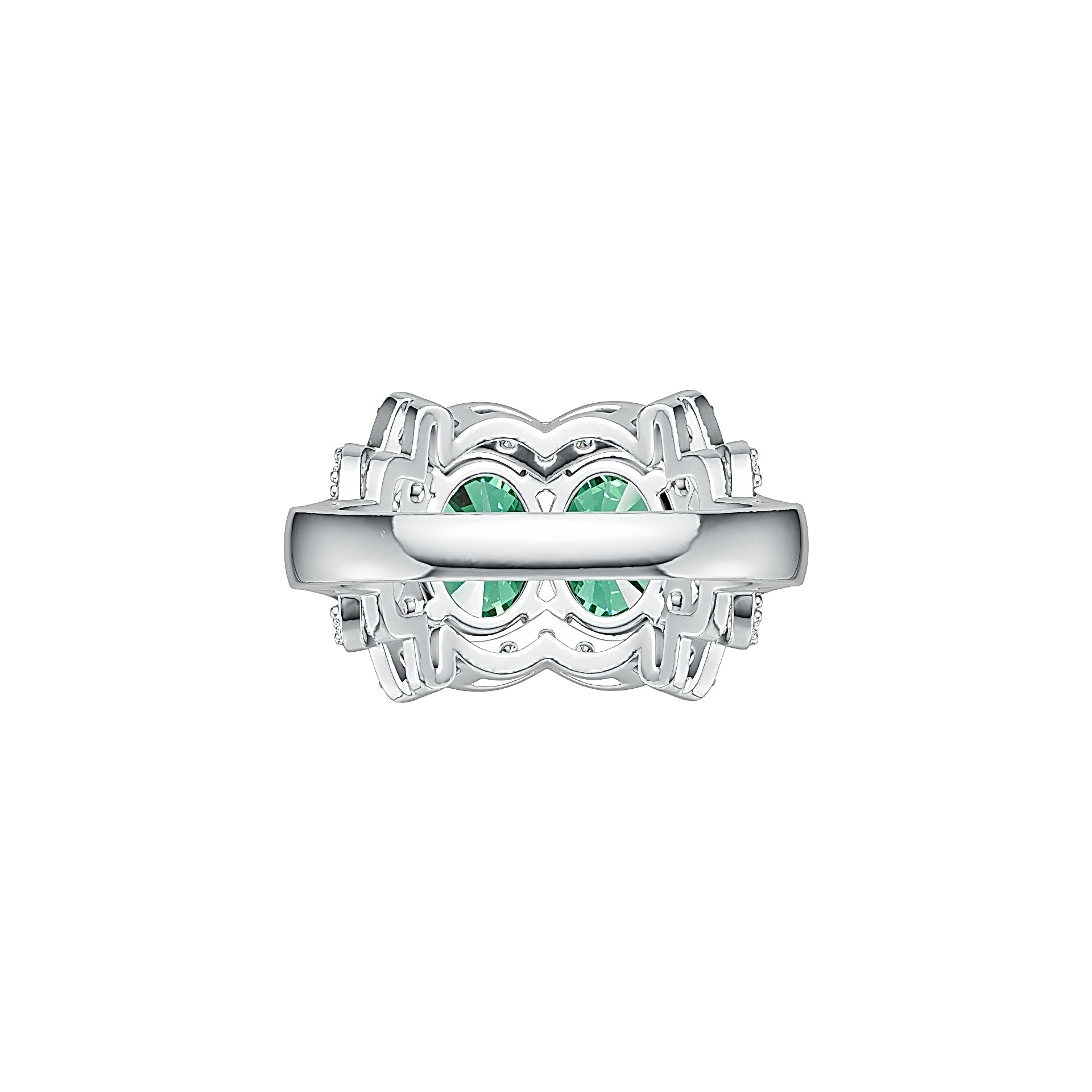 Sterling Silver Semi Mount Ring Setting Oval OV 8X6mm DHJ