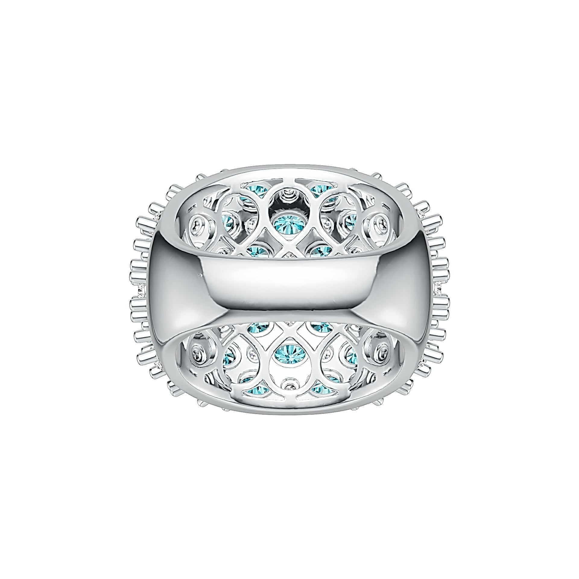 Sterling Silver Semi Mount Ring Setting Oval OV 4X3mm DHJ