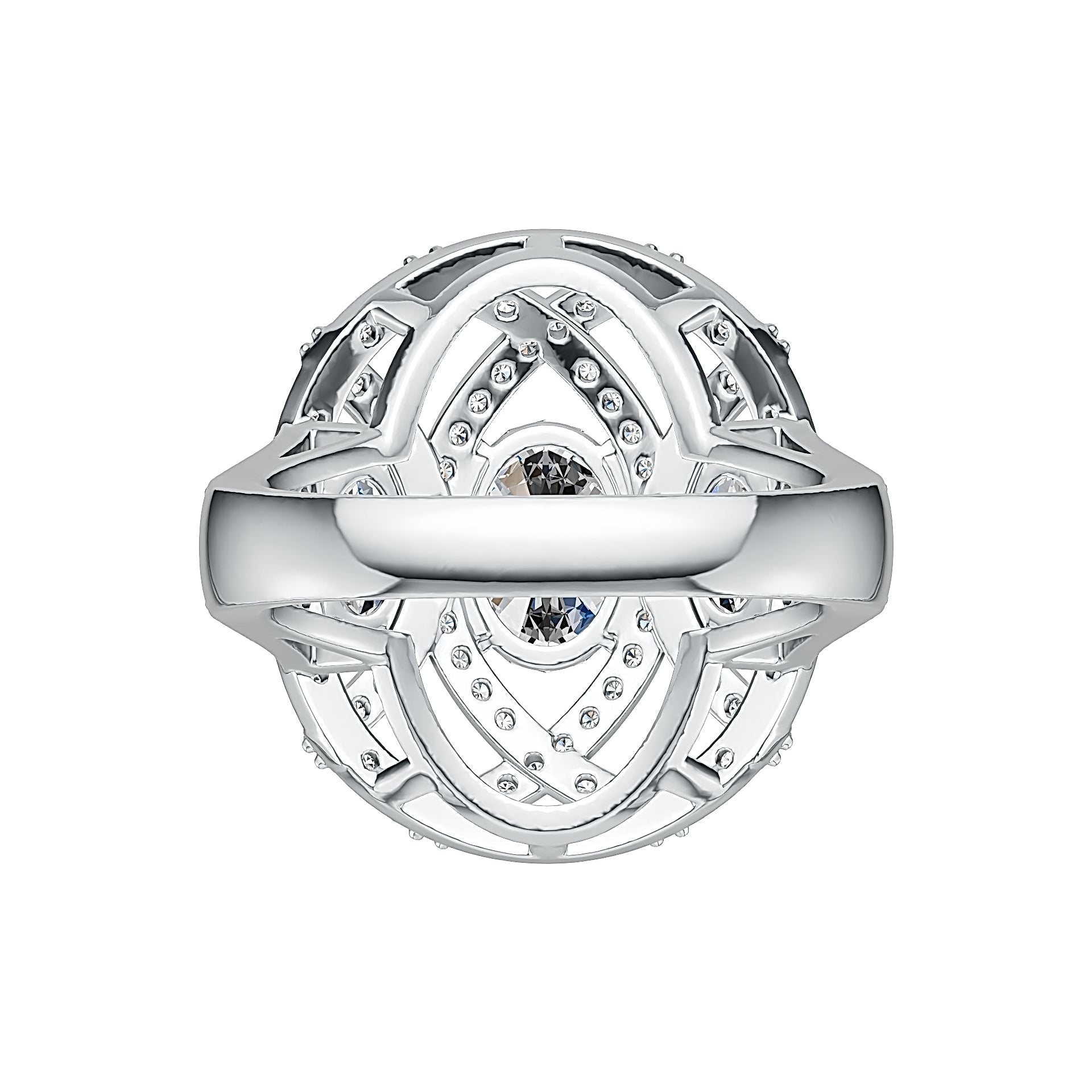 Sterling Silver Semi Mount Ring Setting Oval OV 8X6mm OV 6X4mm DHJ