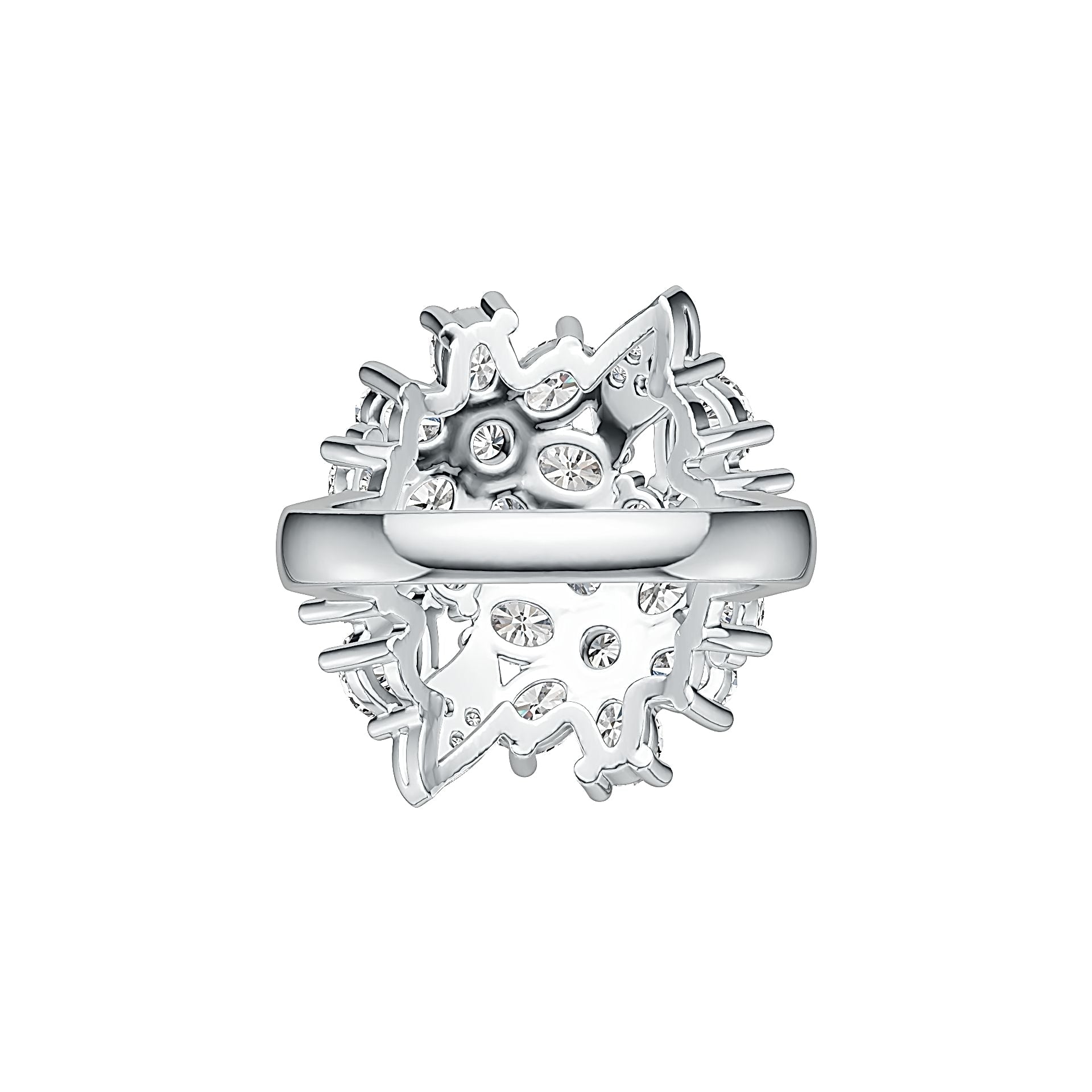 Sterling Silver Semi Mount Ring Setting Pear PE 5x4mm OV 4x3mm DHJ