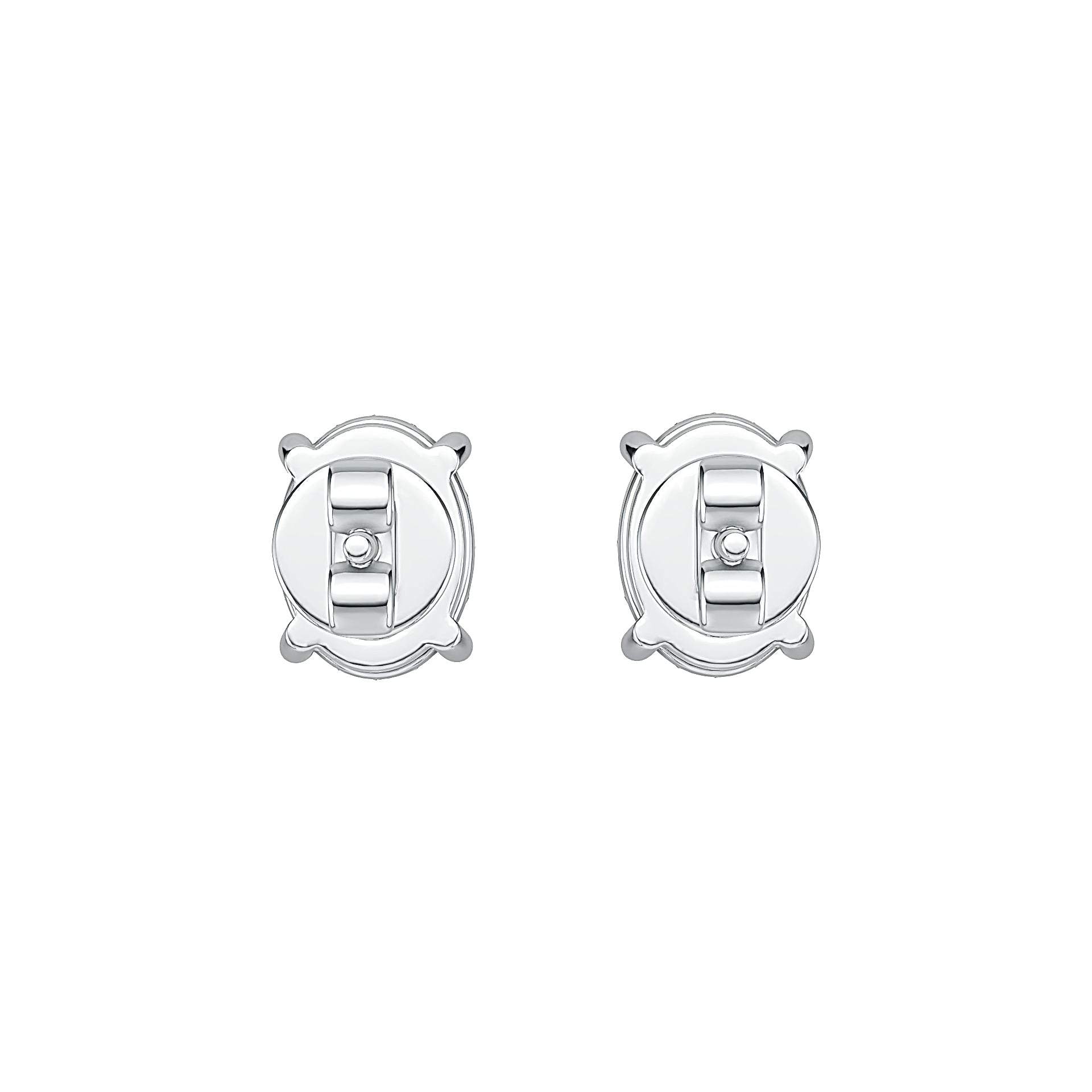 Sterling Silver Semi Mount Earrings Setting Oval OV 8X6mm DHJ