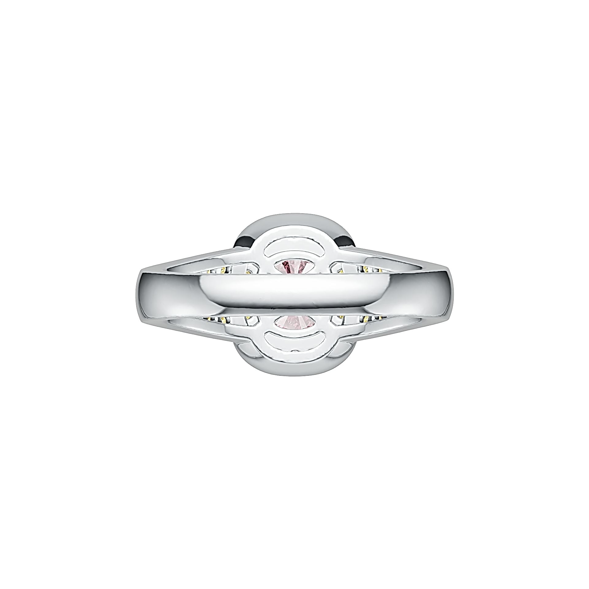 Sterling Silver Semi Mount Ring Setting Cushion Cu 7x5mm Halo Topaz Split Shank Syzjewelry