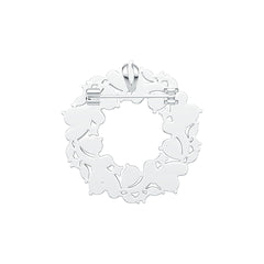 Sterling Silver Semi Mount Pendant Setting Pear PE 6x4mm MQ 4x2mm DHJ