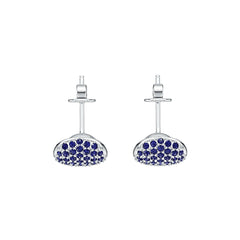 Sterling Silver Semi Mount Earrings Setting Round RD 1.25mm DHJ
