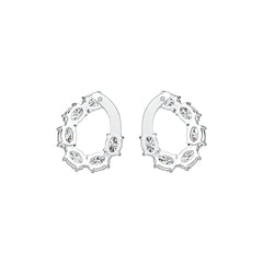 Sterling Silver Semi Mount Earrings Setting Oval OV 7X5mm DHJ