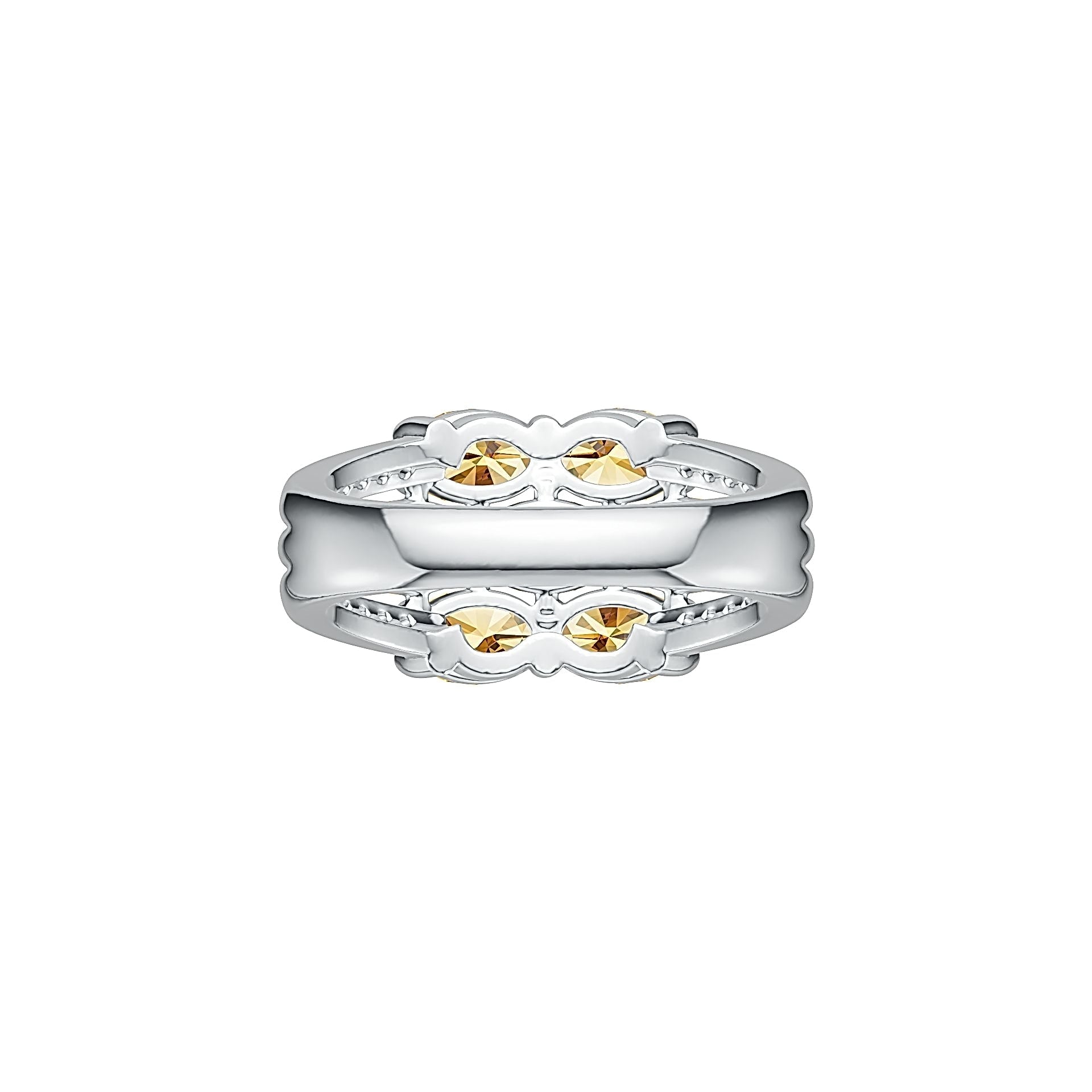 Sterling Silver Semi Mount Ring Setting Oval OV 6X4mm DHJ