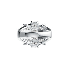 Sterling Silver Semi Mount Ring Setting Oval OV 6X4mm DHJ