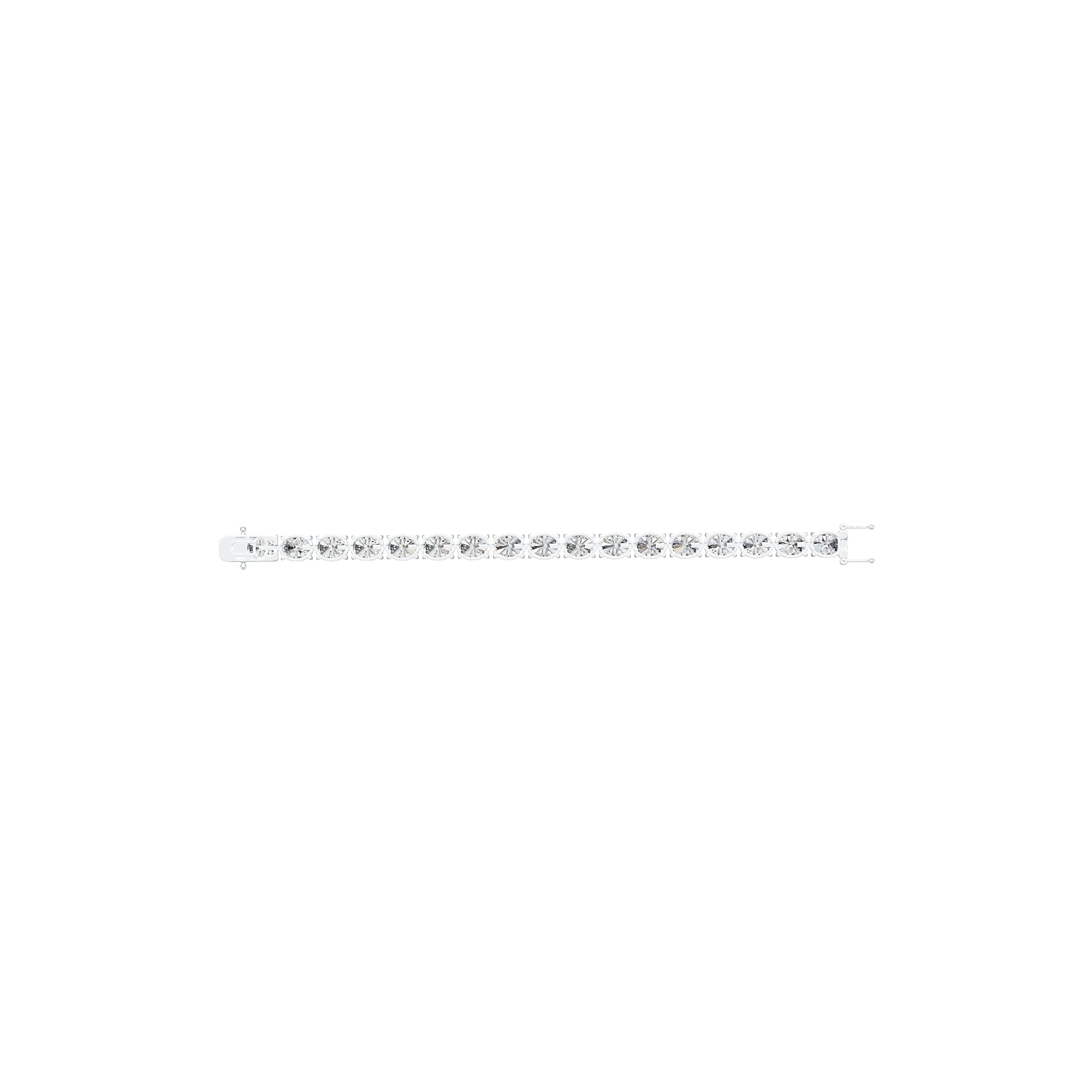 Sterling Silver Semi Mount Bracelet Setting Oval OV 10X8mm DHJ