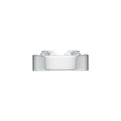 Sterling Silver Men's Ring with White Topaz or Moissanite DHJ