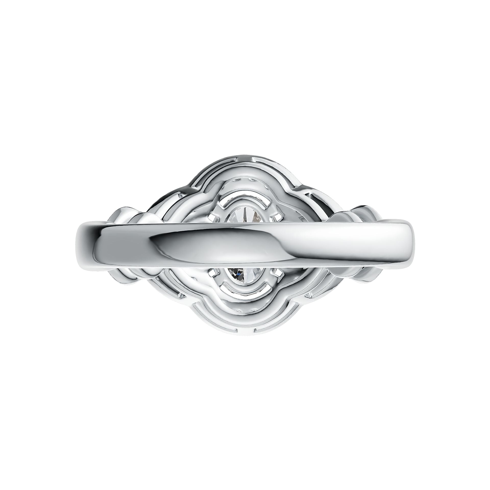 Sterling Silver Semi Mount Ring Setting Oval OV 7X5mm DHJ