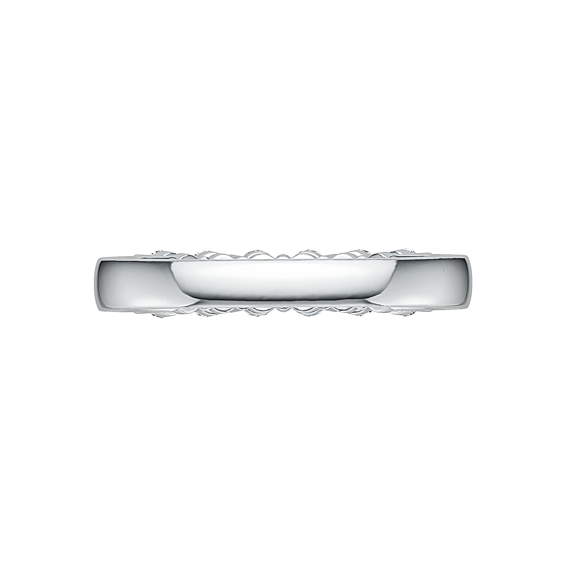 Sterling Silver Semi Mount Ring Setting Oval OV 4X3mm DHJ