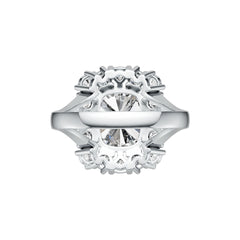 Sterling Silver Semi Mount Ring Setting Cushion CU 11X9mm DHJ