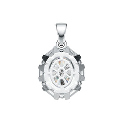 Sterling Silver Semi Mount Pendant Setting Oval OV 12X10mm DHJ