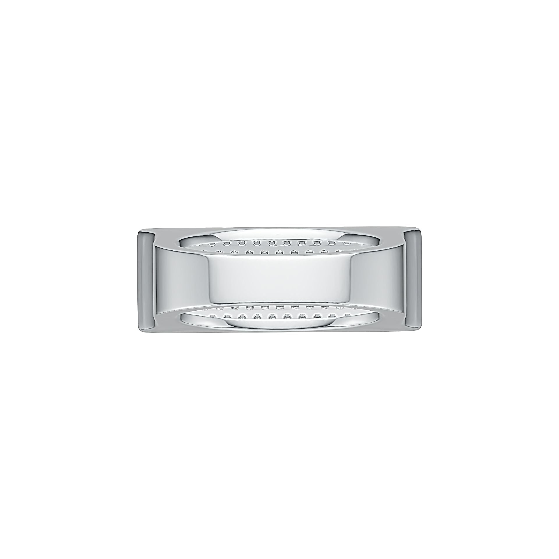 Sterling Silver Semi Mount Ring Setting Round RD 1.2mm DHJ