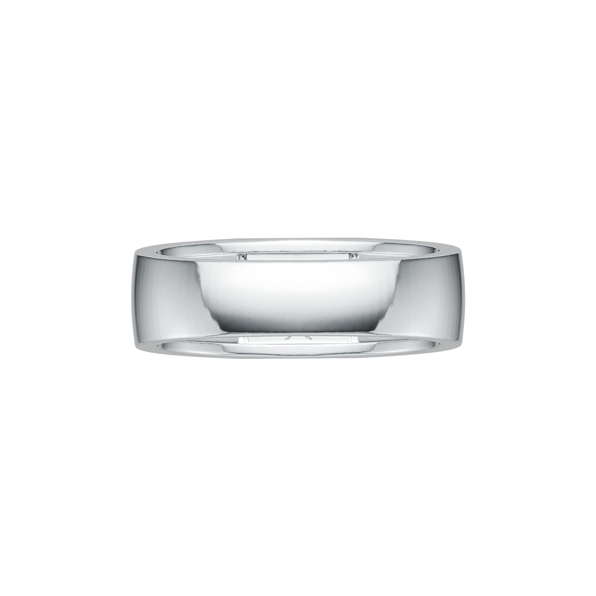 Men's 10K Gold Semi Mount Ring Setting Round RD 6.5x6.5mm DHJ