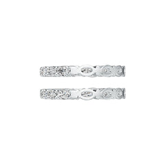 Sterling Silver Semi Mount Earrings Setting Oval OV 5X3mm Hoop - Syzjewelry