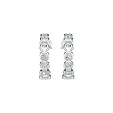 Sterling Silver Semi Mount Earrings Setting Round RD 3.4x3.4mm DHJ