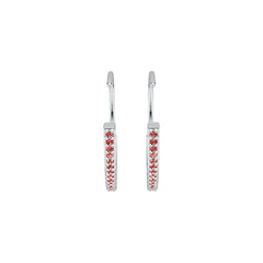 Sterling Silver Semi Mount Earrings Setting Round RD 1.2mm DHJ