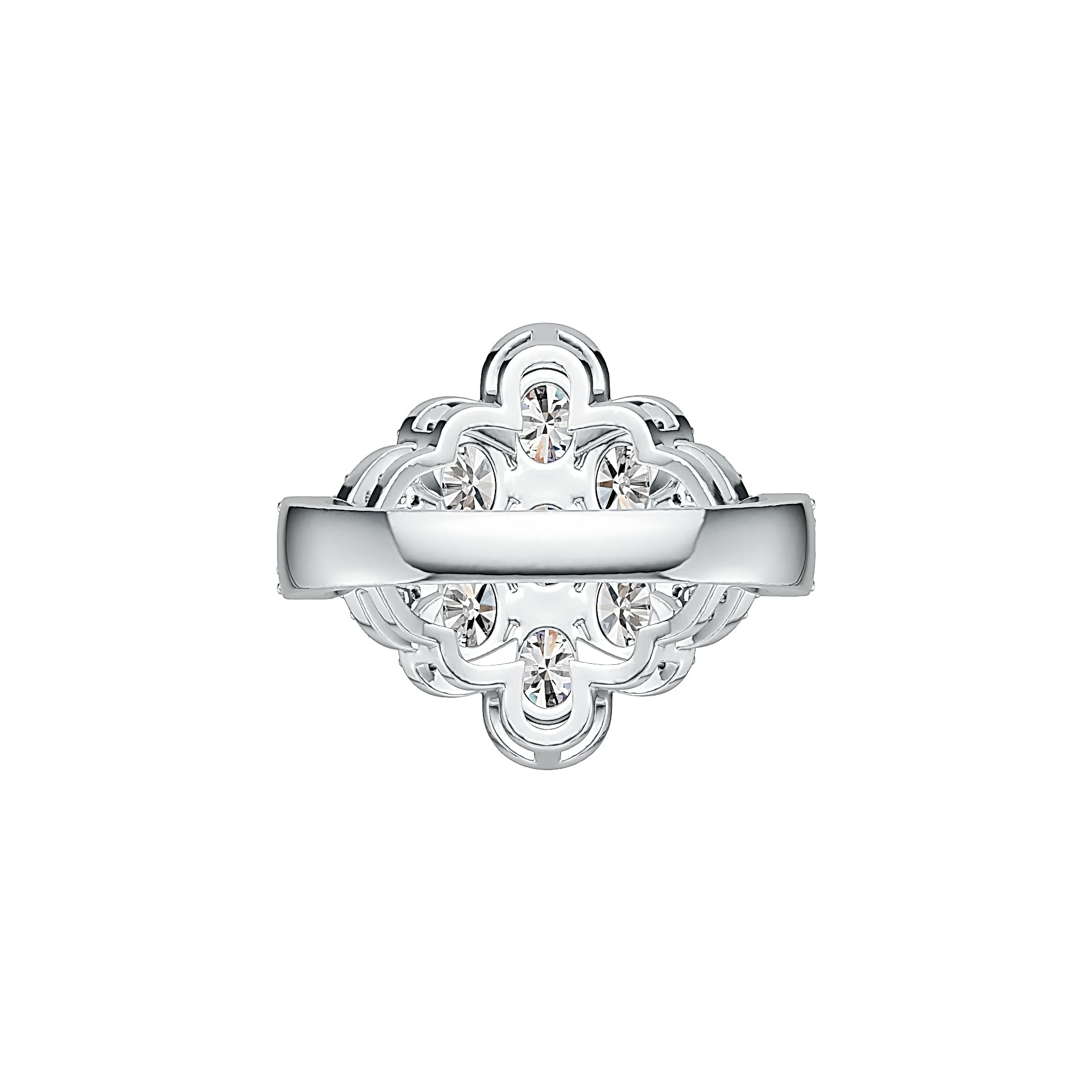 Sterling Silver Semi Mount Ring Setting Oval OV 5X4mm DHJ