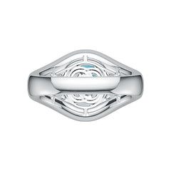 Sterling Silver Semi Mount Ring Setting Round RD 10x10mm Cabochon DHJ