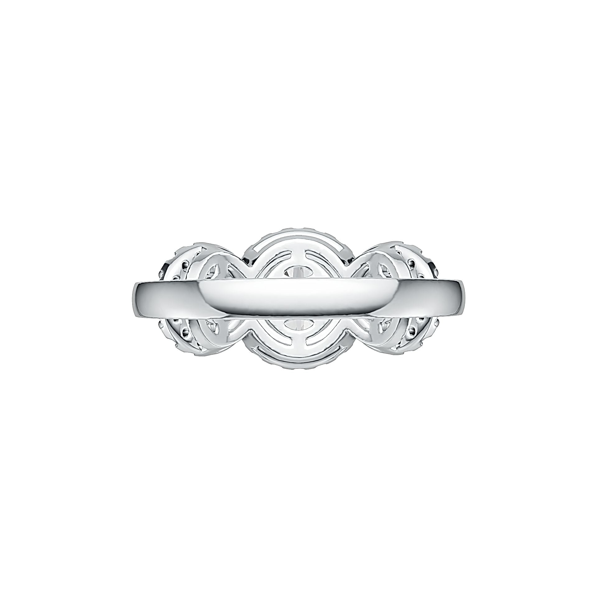 Sterling Silver Semi Mount Ring Setting Round RD 7x7mm RD 5x5mm Syzjewelry