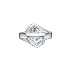 Sterling Silver Semi Mount Ring Setting Oval OV 5x3mm DHJ