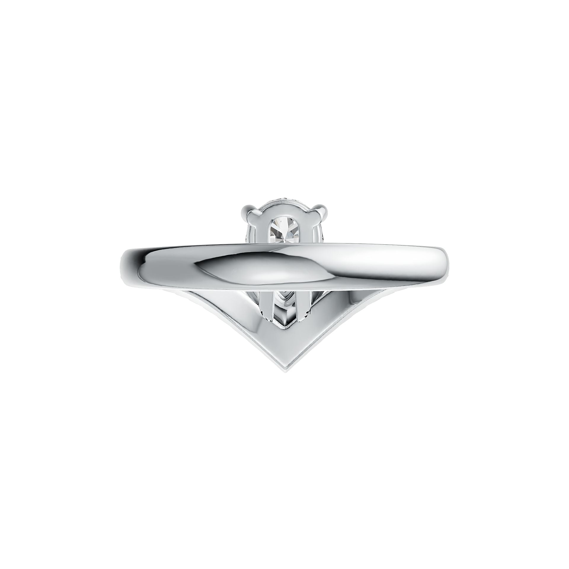 Sterling Silver Semi Mount Ring Setting Pear PE 7x5mm Princess Tiara Ring Syzjewelry