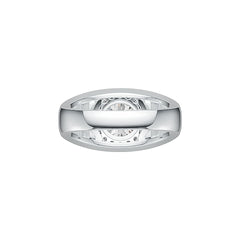 Sterling Silver Semi Mount Ring Setting Round RD 8X8mm Halo DHJ