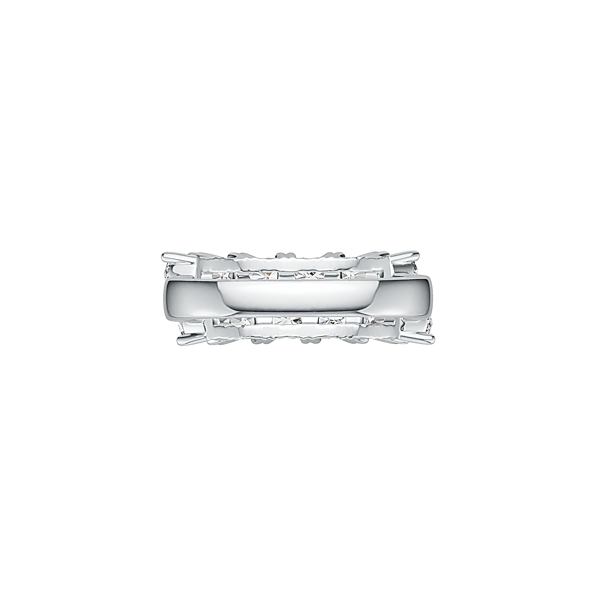Sterling Silver Semi Mount Ring Setting Heart HT 4x4mm 12 Stone Ring DHJ