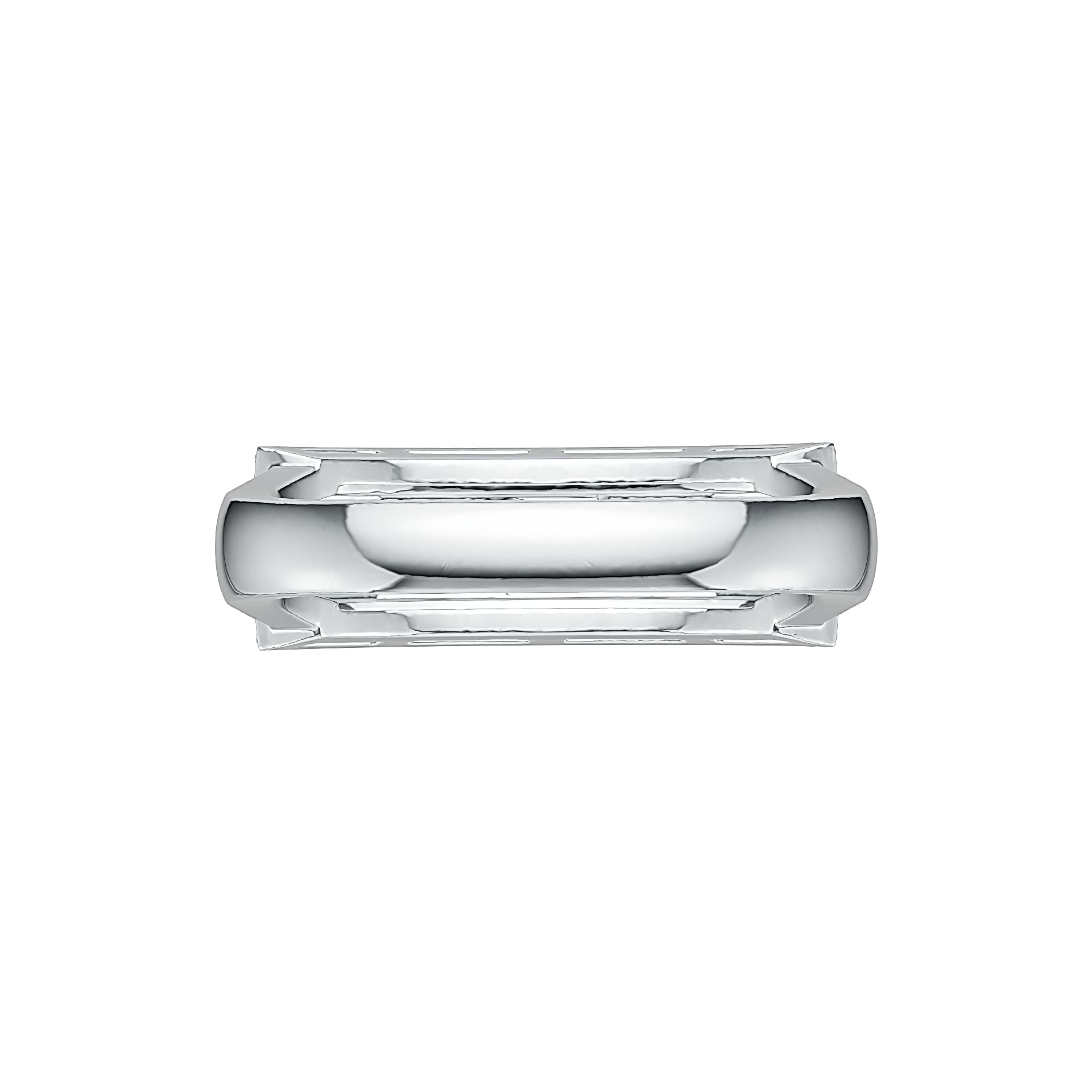 Sterling Silver Semi Mount Ring Setting Princess SQ 4X4mm with White Topaz Syzjewelry