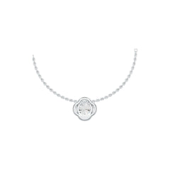 Sterling Silver Semi Mount Pendant Setting Round RD 8x8mm DHJ