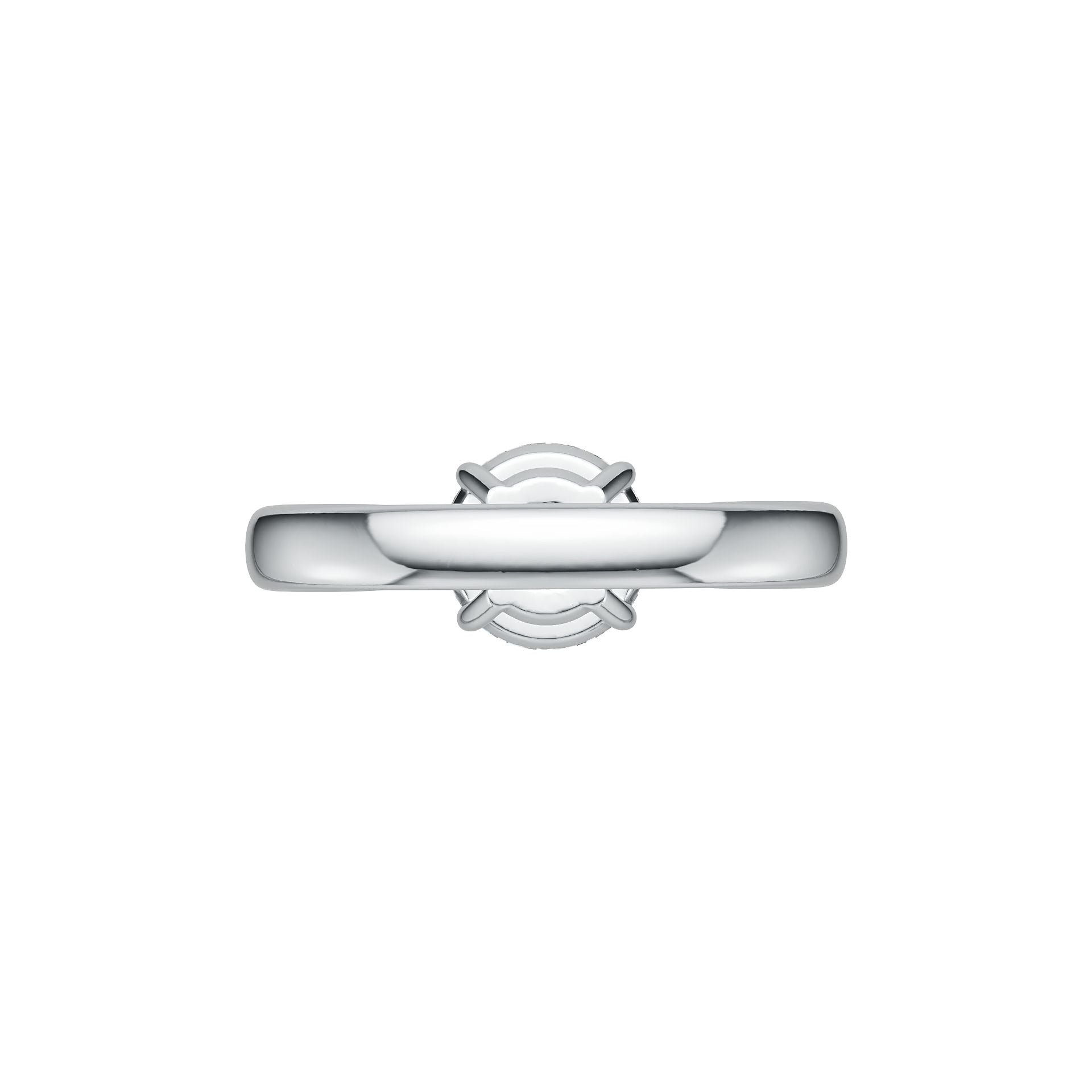 Sterling Silver Semi Mount Ring Setting Round RD 8x8mm Solitaire DHJ