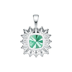 Sterling Silver Semi Mount Pendant Setting Cushion CU 8X8mm Syzjewelry