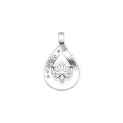 Sterling Silver Semi Mount Pendant Setting Round RD 8x8mm DHJ