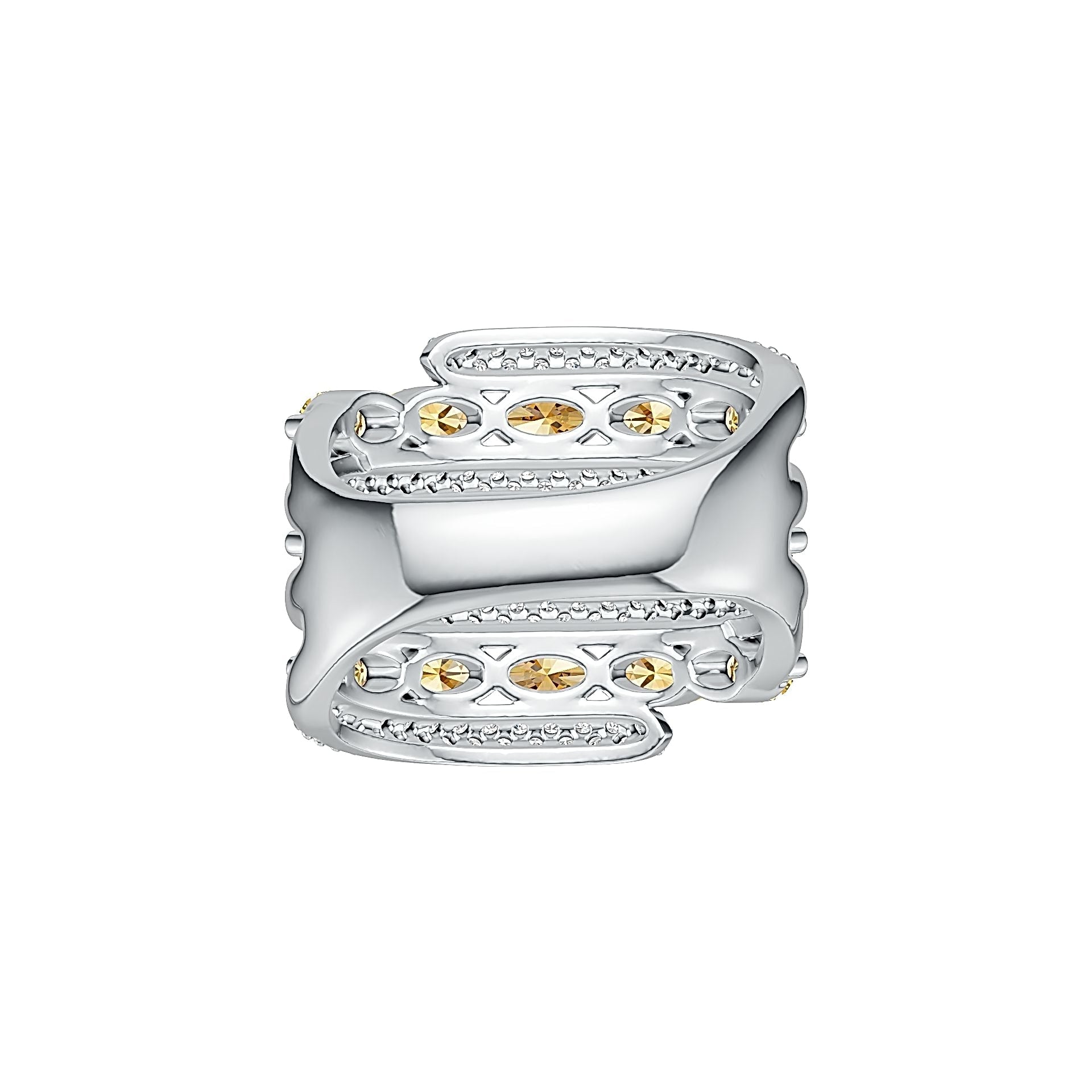 Sterling Silver Semi Mount Ring Setting Oval OV 5x3mm DHJ