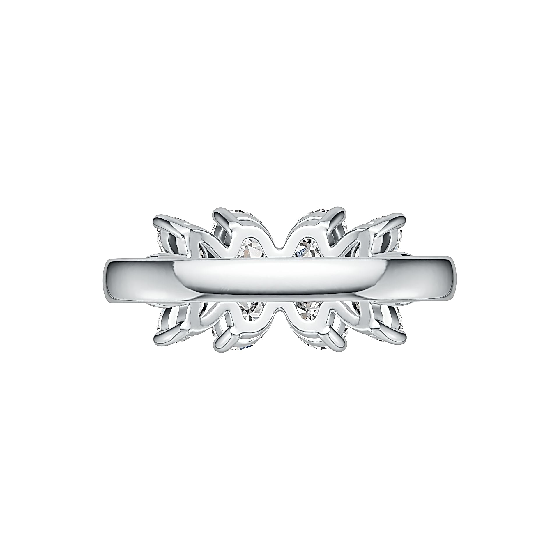 Sterling Silver Semi Mount Ring Setting Oval OV 5X4mm DHJ