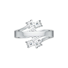 Sterling Silver Semi Mount Ring Setting Round RD 4x4mm DHJ