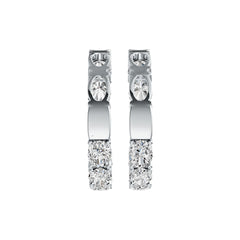 Sterling Silver Semi Mount Earrings Setting Oval OV 7X5mm DHJ