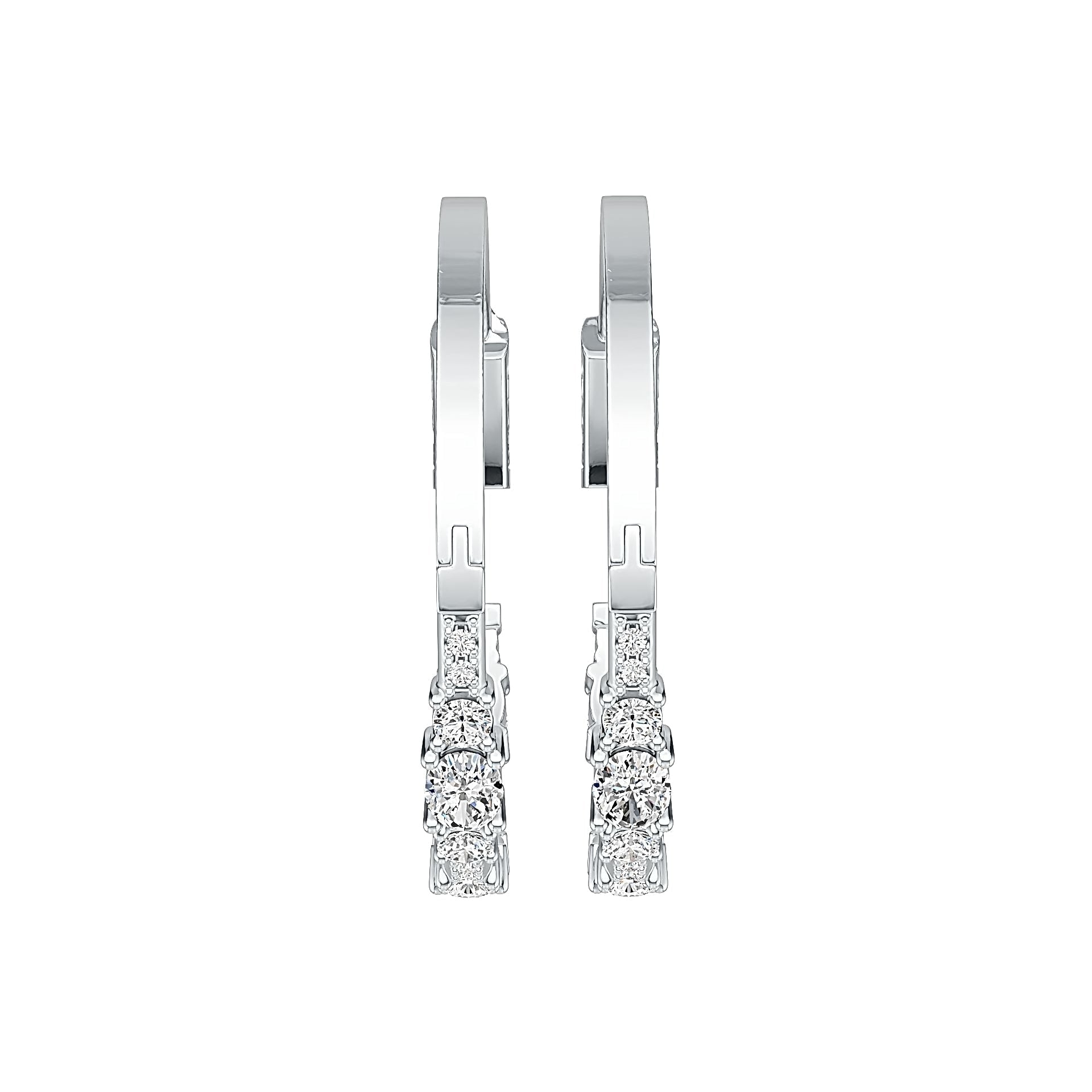 Sterling Silver Semi Mount Earrings Setting Oval OV 6X4mm DHJ